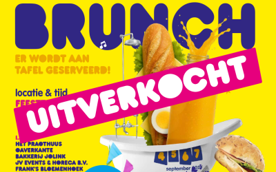 De brunch is uitverkocht!