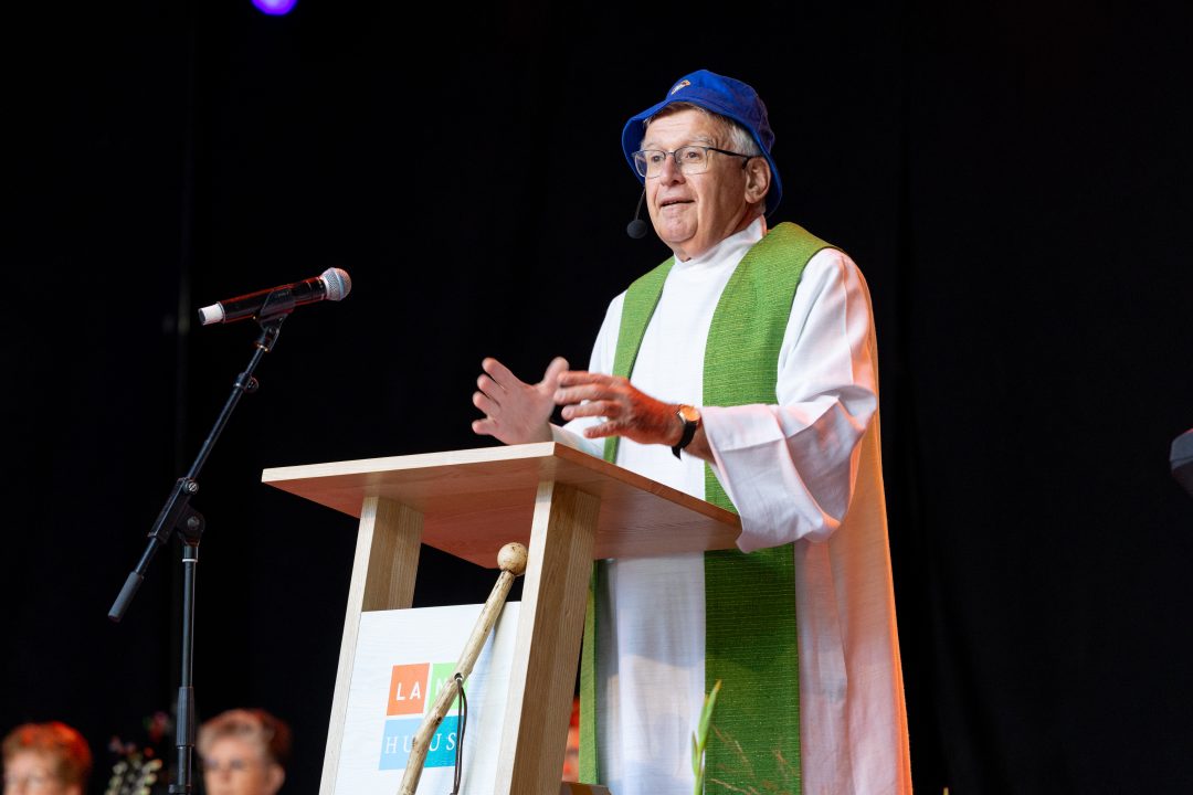 Tent kerkdienst